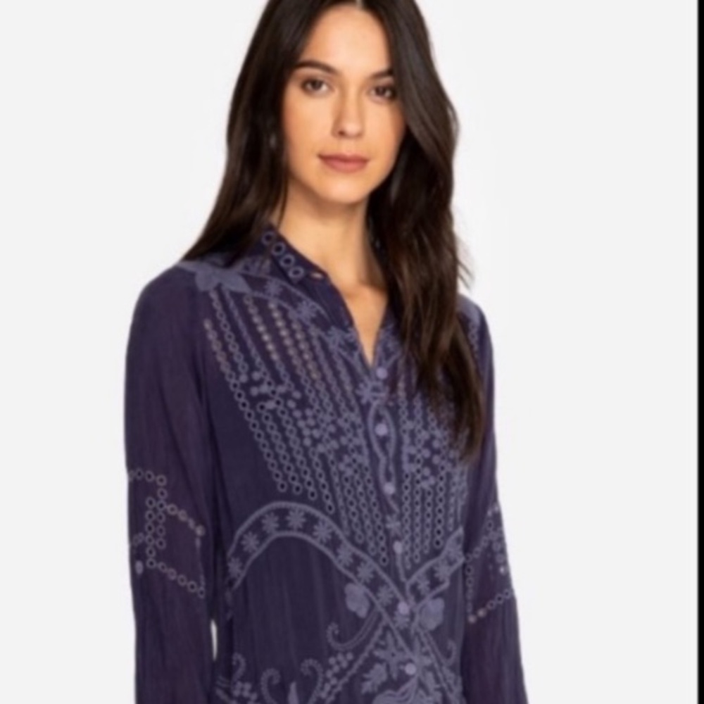 Johnny Was Maymee Blouse / XS - fits to a size Sm. / NWT - Picture 3 of 16